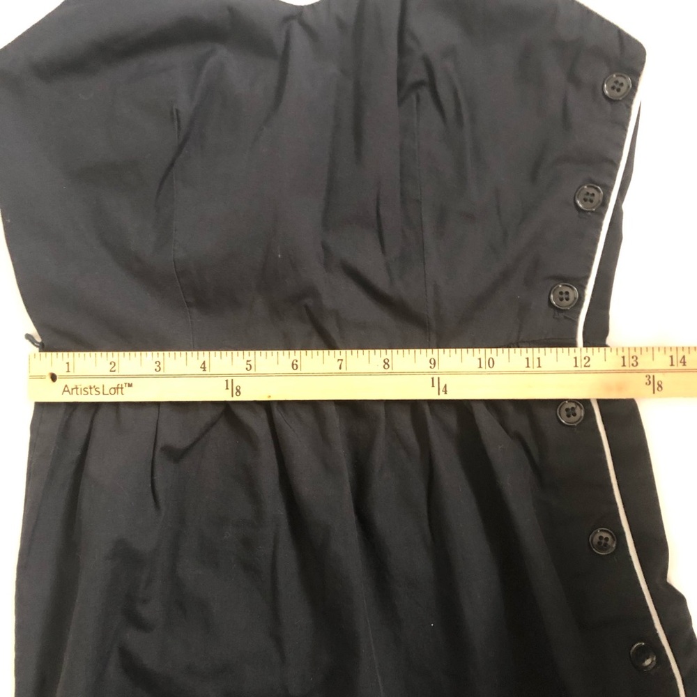 Vintage 70s Women’s Ronda Roy black and white button up sun dress size XS - Picture 13 of 16